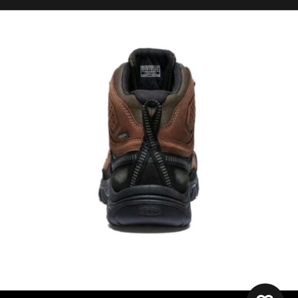 Keen Men’s Targhee IV Waterproof Hiking Boot - Bison Black
